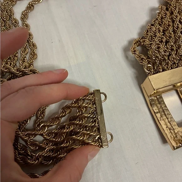 Zara Gold Chain Rope Belt - Picture 7 of 10